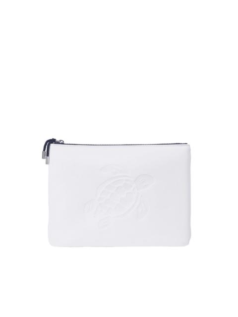 Vilebrequin Pool embossed-turtle clutch bag
