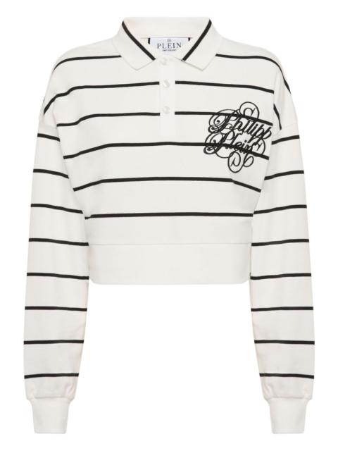 PHILIPP PLEIN cotton polo top