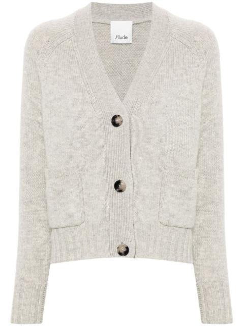 Allude V-neck cardigan