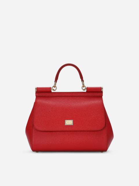 Medium Sicily handbag in dauphine leather