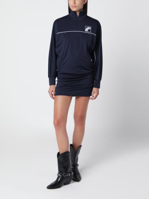 MM6 Maison Margiela Navy blue sporty mini dress