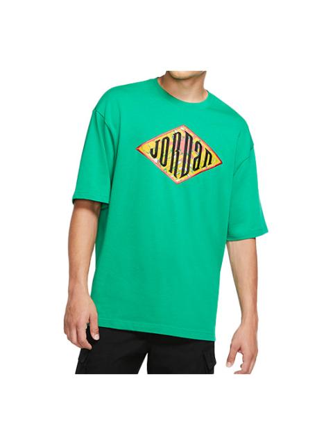 Jordan Air Jordan Sport DNA Embroidered Printing Logo Short Sleeve Green CN3114-310