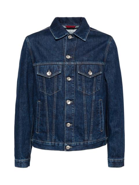 Brunello Cucinelli FOUR-POCKETS DENIM JACKET