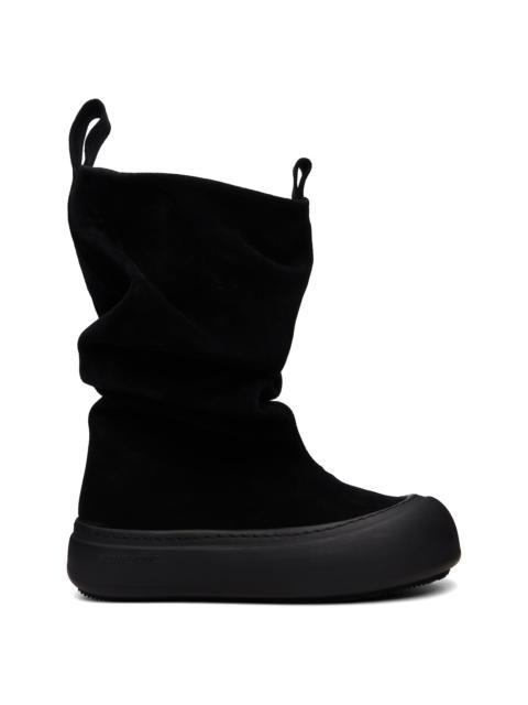 YUME YUME SSENSE Exclusive Black Low FIsherman Chelsea Boots