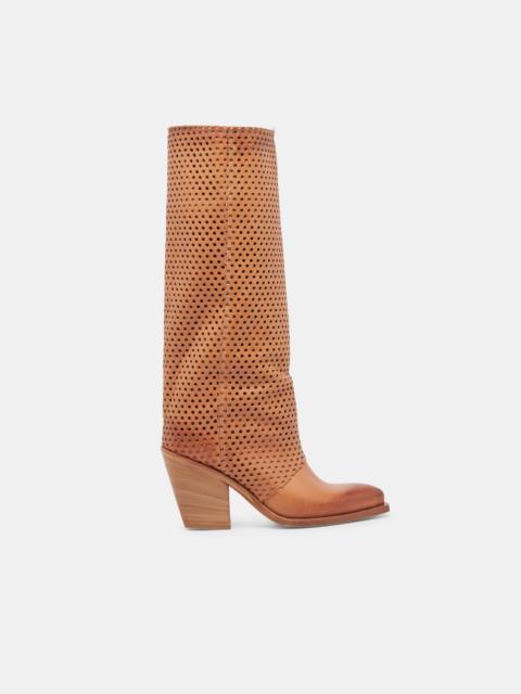 dolce vita BOONE BOOTS COGNAC LEATHER
