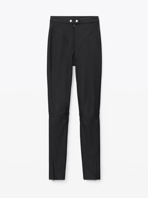 Alexander Wang MOTO LEGGING IN ACTIVE STRETCH KNIT