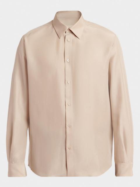 Valentino Men's Silk Dress Shirt