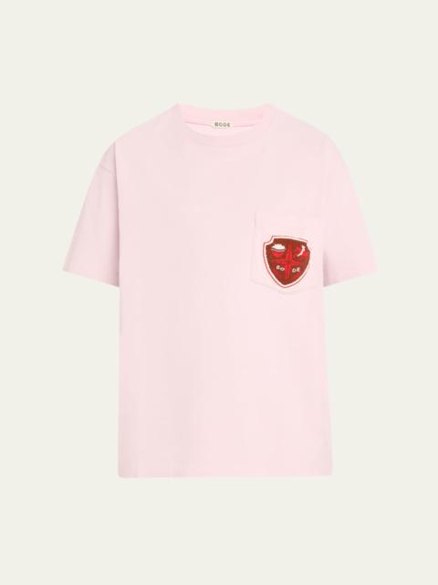 BODE Pink Cobra T-shirt | REVERSIBLE