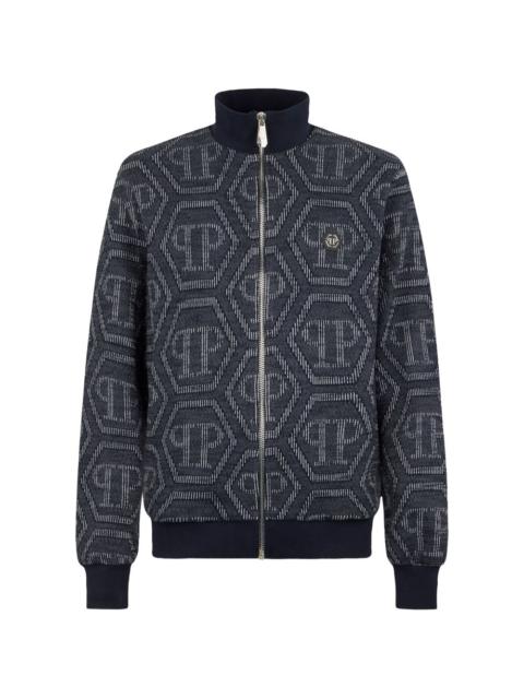PHILIPP PLEIN jacquard monogram jacket