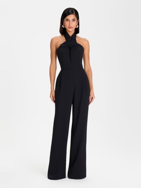 NADINE MERABI PETRA BLACK JUMPSUIT