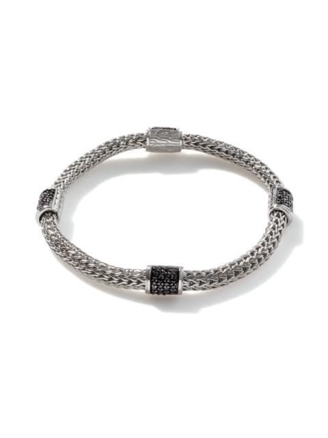JOHN HARDY Icon Bracelet, Sterling Silver, Gemstones, 5MM