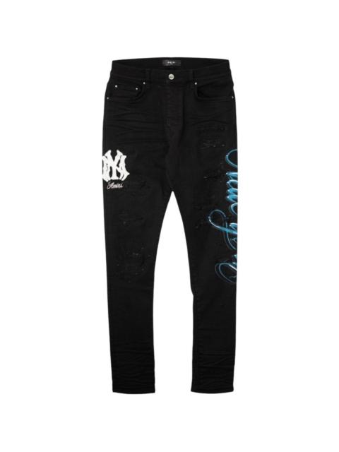 AMIRI logo-detail jeans