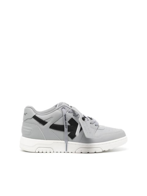 Out Of Office panelled leather sneakers