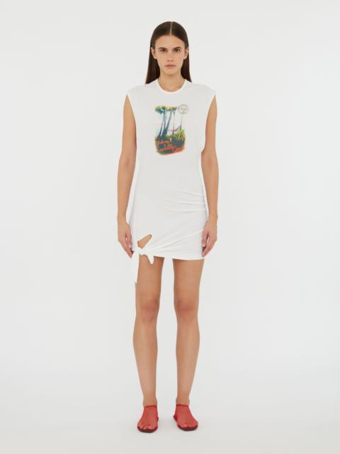 CHRISTOPHER ESBER Lambada Sands Loophole Tie Mini Dress