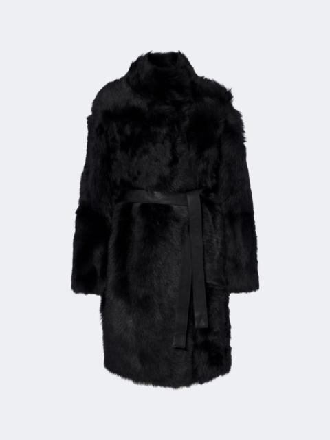 Yves Salomon Reversible shearling wrap coat