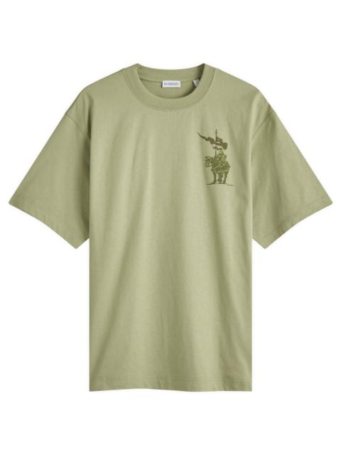 Burberry Burberry Flagpole Knight Logo T-Shirt