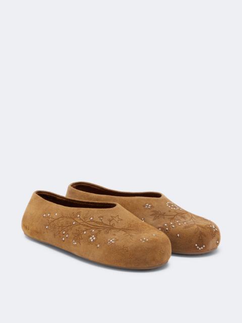 Golden Goose Tierra studded suede slip-on shoes