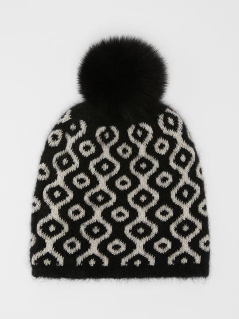 Max Mara ELISIR Knitted beanie hat