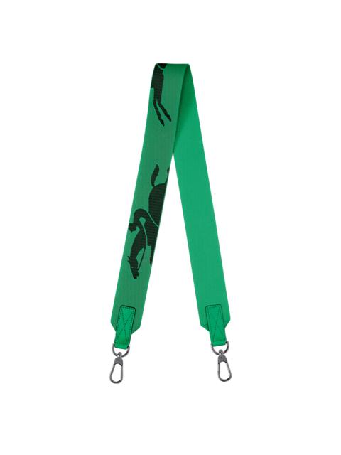 Longchamp 3D Shoulder strap Green - Canvas