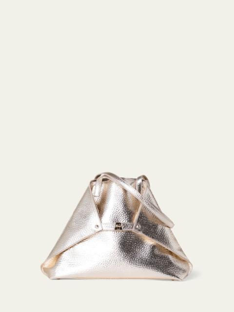 AKRIS Ai Medium Hammered Shoulder Bag