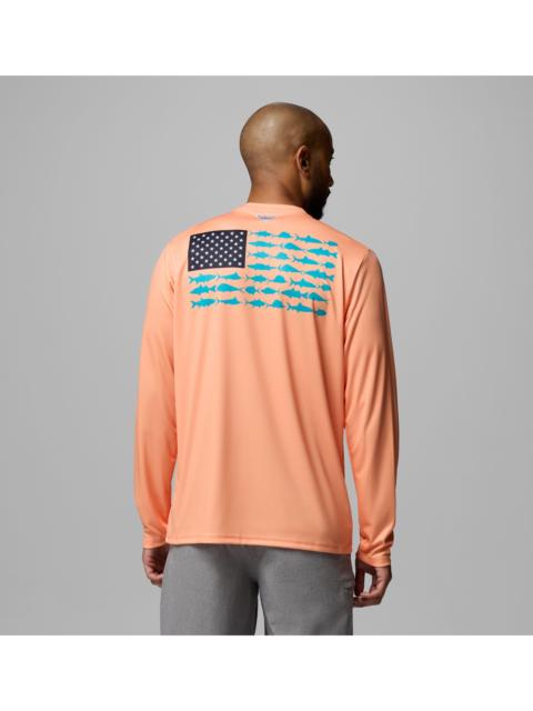 Columbia Men's Terminal Tackle PFG Fish Flag Long Sleeve Shirt