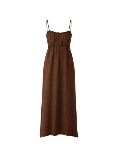 XÍRENA ruffled midi dress