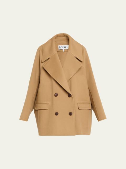 Cotton and Silk Straight-Leg Trousers