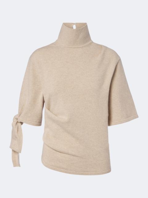 JACQUEMUS Fiocco wool and cashmere turtleneck sweater