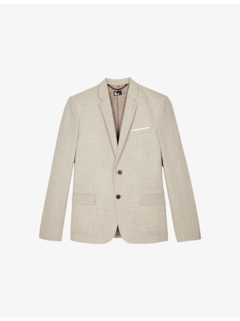 The Kooples Single-breasted notch-lapel wool blazer