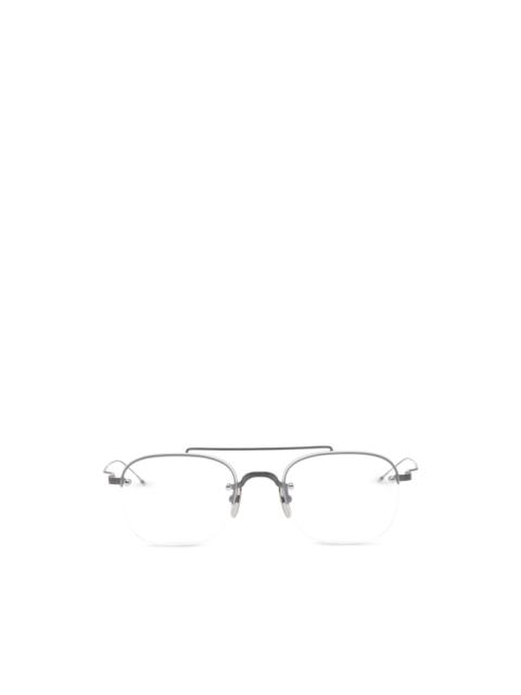 Thom Browne browline frame glasses