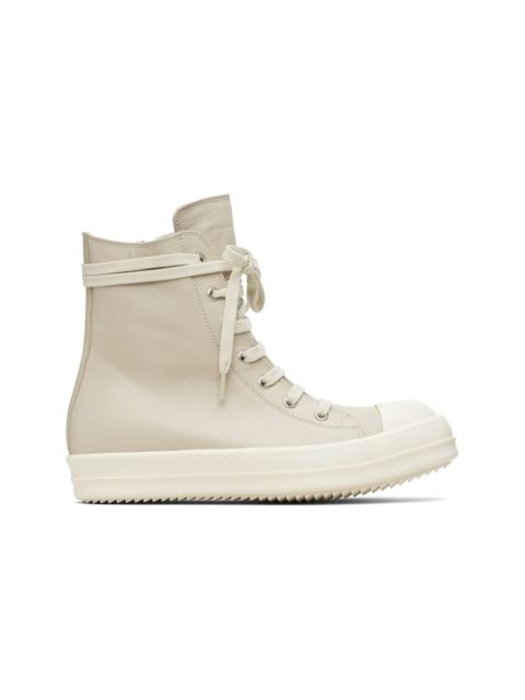 Rick Owens Beige Temple Sneakers