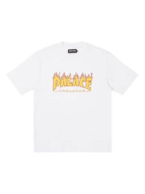 PALACE 궁전 x 스릴러 티셔츠 'White' P25THTS001