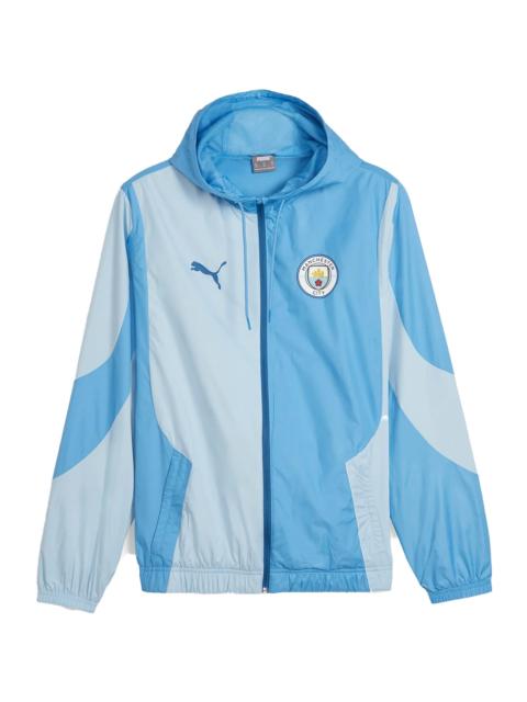 PUMA MCFC PREMATCH WOVEN JACKET "Blue" 774372 02