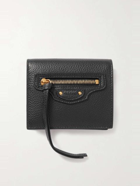 BALENCIAGA Neo Classic textured-leather wallet