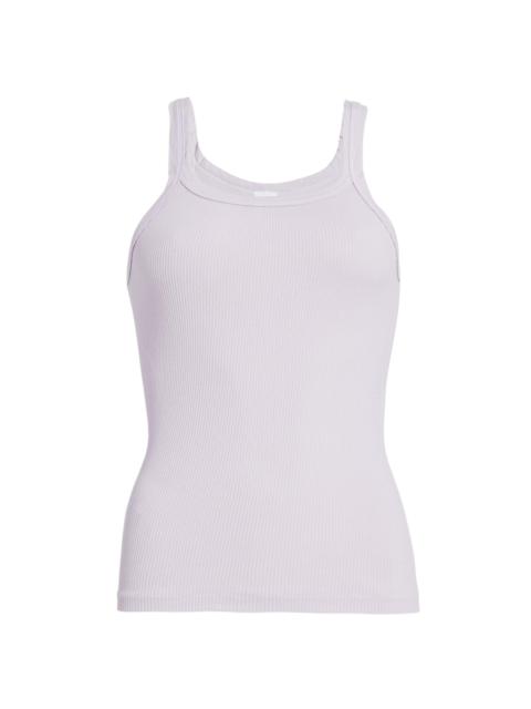 RE/DONE Women's Ribbed Racerback Tank - Lilac