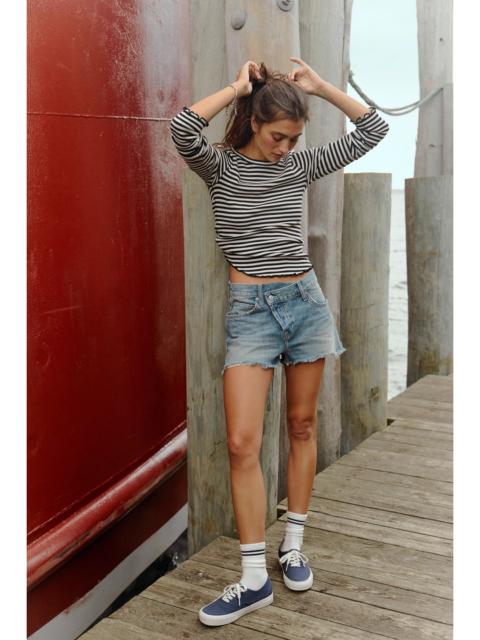 FREE PEOPLE We The Free Easy Does It Striped Tee