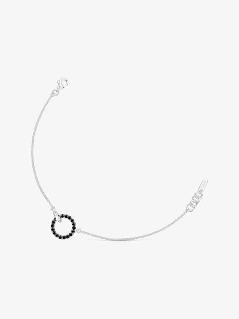 TOUS Silver Chain bracelet with black spinel TOUS Straight