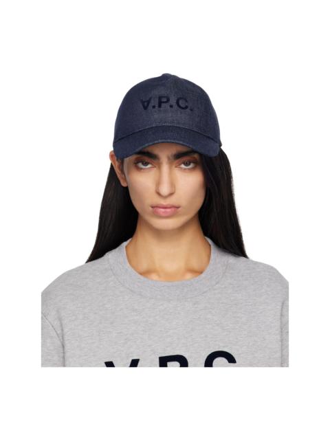 A.P.C. Navy Eden 'VPC' Cap