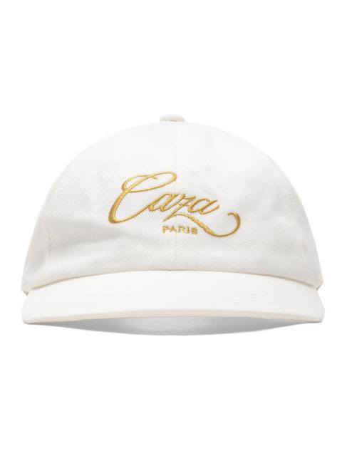CASABLANCA CASABLANCA CAZA EMBROIDERED CAP - OFF WHITE