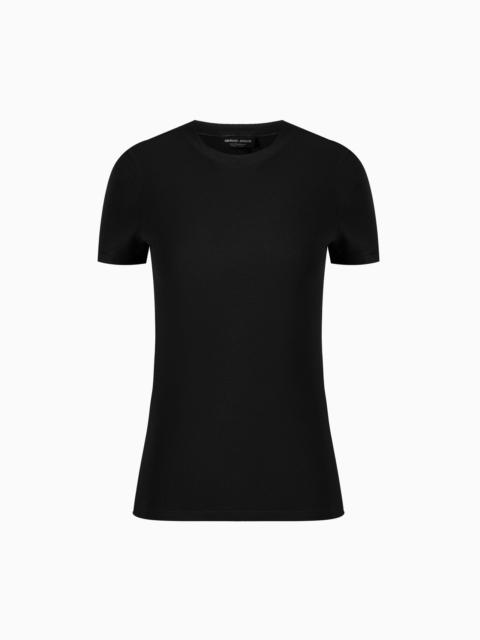 GIORGIO ARMANI Pure cashmere T-shirt