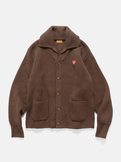 Human Made Knit Cardigan Brown