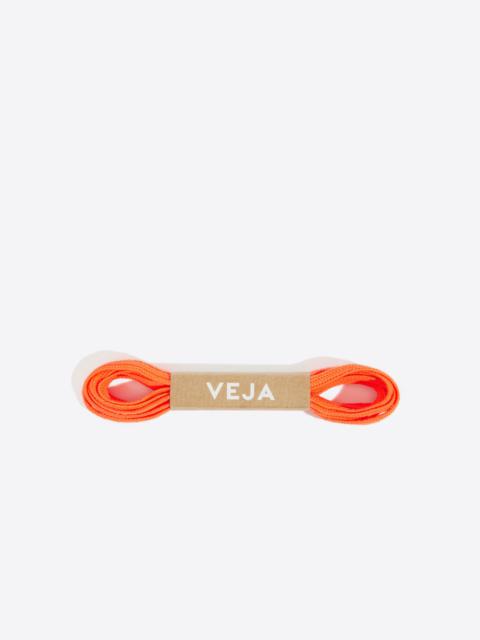 VEJA LACES PET ORANGE FLUO