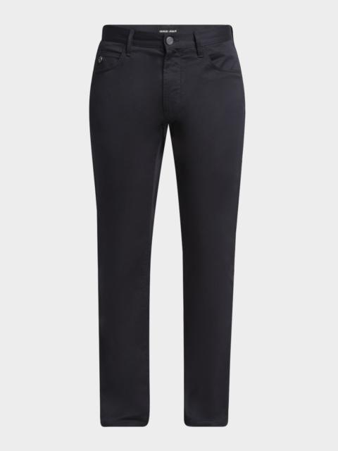GIORGIO ARMANI Men's 5-Pocket Stretch Cotton Pants
