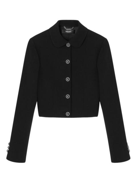 VERSACE long-sleeve buttoned jacket