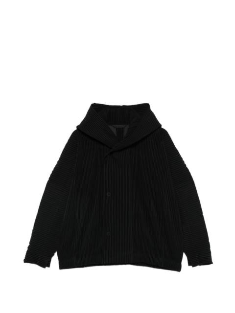 ISSEY MIYAKE March plissé buttoned jacket