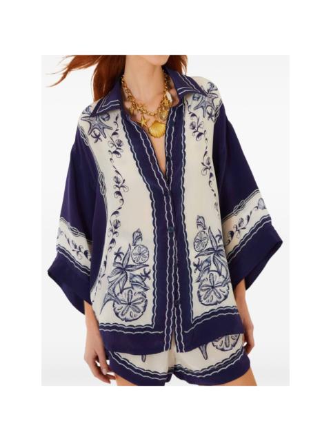 FARM RIO Coast Scarf shirt