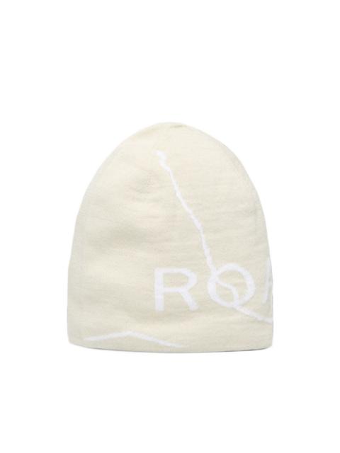 ROA logo-intarsia beanie hat