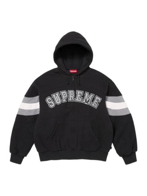 Supreme Supreme Gonz Appliqué Zip Up Hooded Sweatshirt Black