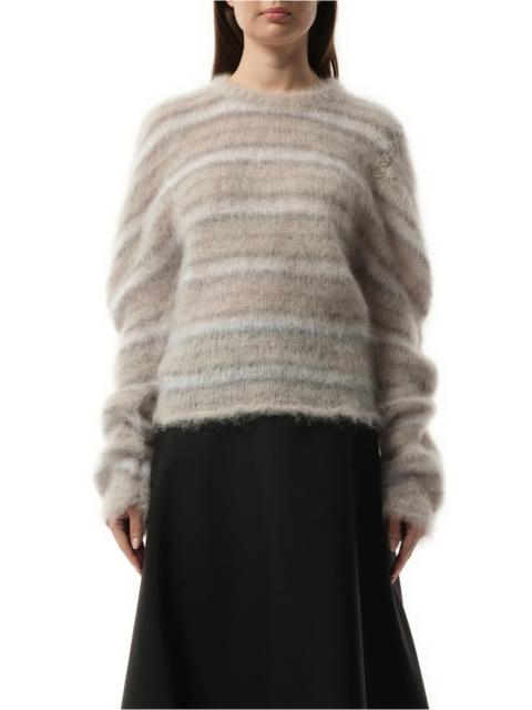 Marni Fuzzy Wuzzy Brushed Sweater in Tonic