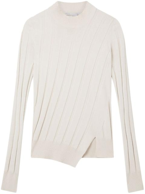 Stella McCartney asymmetric-hem knit jumper